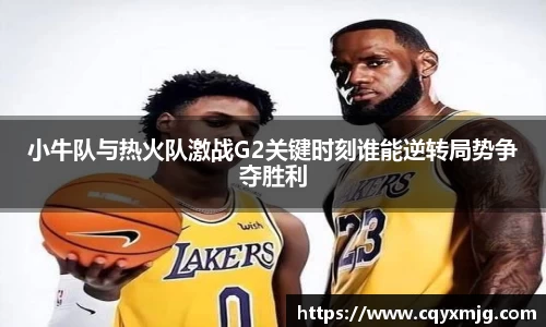 小牛队与热火队激战G2关键时刻谁能逆转局势争夺胜利